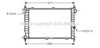 AVA QUALITY COOLING OL2207 Radiator, engine cooling